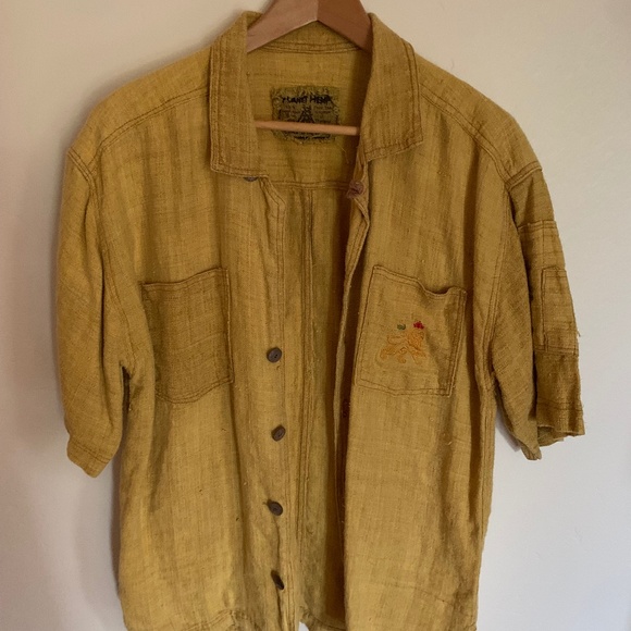 Hemp Shirts Hemp Organic Fabric Tumeric Color Poshmark